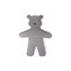 CHILDHOME - Hracia deka medveď Teddy Jersey Grey 150cm