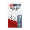 Obratlík s krúžkom JRC Contact Micro Ring Swivel vel.20 11ks