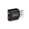 AXAGON ADA-17, USB2.0 - stereo HQ audio MINI adaptér, 24-bit/96kHz (ADA-17)