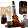 Karafa na whisky gitara darčeková sada poháre darček pre gitaristu