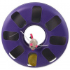 Hračka MAGIC CAT guľodráha kruh s myškou - fialovo-šedá 25 cm