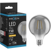 Mexen Vintis LED žiarovka filament E27, G95, 2W, Teplá - 2200K, 150 lm, dymová - L157-E27-0222-70