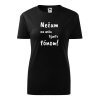 Handel Tričko - Nečum na mňa týmto tónom! Farba: čierna, Veľkosť: 2XL, Strih trička: dámsky