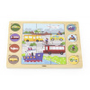 Viga Drevené puzzle doprava 9 dielikov