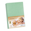 Bellatex plachta jersey s elastanom svetlo zelená 90x200