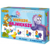 ADAMIGO Vzdelávacie puzzle Zvieratká - malé, väčšie, najväčšie 8x5 dielikov