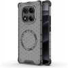 Techsuit – HoneyComb Shield MagSafe – ochranný obal na Xiaomi Redmi Note 14 Pro 4G – čierny