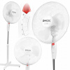 Podlahový ventilátor MalTec WL65, biely (STOJAJÚCI VENTILÁTOR PODLAHOVÝ VENTILÁTOR TICHÉ VÝKONNÉ NASTAVENIE KÝVANIA)