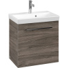 VILLEROY & BOCH Avento závesná skrinka pod umývadlo Compact, 1 dvierka, pánty vpravo, 530 x 352 x 514 mm, Stone Oak, A88801RK