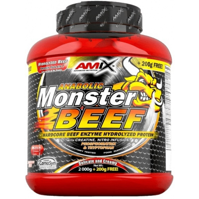 Amix Nutrition Amix Anabolic Monster Beef 90 Protein 2200 g - jahoda / banán