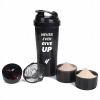 IRONFLEX SHAKER 500 ml ŠEJKER DO POSILŇOVNE S NÁDOBOU NA KONDICIONÉRY