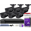 SADA NA MONITOROVANIE DOMU 6 KAMIER 4MPX VONKAJŠIE PoE IP HILOOK HIKVISION