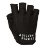 Unisex cyklistické rukavice Silvini Varena black-cloud XL