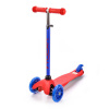Kolobežka trojkolesová MTR MINI SCOOTER so svietiacimi kolieskami, BLUE-RED