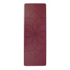 BODHI Jóga podložka PHOENIX Mat, živý květ, 185 x 66 x 0,4 cm, vínová