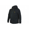 Rybárska bunda - Sherpa Hoody Black Orange Jacket Size L Fox (Rybárska bunda - Sherpa Hoody Black Orange Jacket Size L Fox)