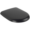 VILLEROY & BOCH Antao WC sedadlo s poklopom, s funkciou QuickRelease a Softclosing, biela alpská, Pure Black, 8M67S1R7