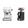 Ascaso Dream ONE, Cloud White + Eureka Mignon Specialita Smart, CR black
