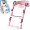 Schodíky REBRÍK NA WC NA ZÁCHOD PRE DETI nadstavec SEDADLO ružová
