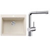 Set Blanco Pleon 6 + Blanco Linus-S Chróm biela soft