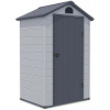 Hardmaister záhradný domček VERMONT 134 x 104 cm svetlo sivá, NOVINKA