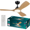 Philips LED Olas stropný ventilátor, 30 W, (Ø x v) 1070 mm x 310 mm, čierna, 8720169369955; 8720169369955
