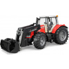 Bruder 3047 Traktor Massey Ferguson 7600 s čelným nakladačom