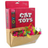 Zobrazenie Hračky MAGIC CAT bavlnená myš s perím 6 cm 80 ks
