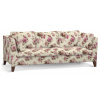Dekoria Poťah na sedačku Stockholm 3 - os., ružovo-béžové ruže na krémovom podklade, Poťah na sedačku Stockholm 3-os., Londres, 141-07