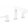Hansgrohe Finoris - Umývadlová batéria 110, 3-otvorová inštalácia, s výpusťou Push-Open, EcoSmart, matná biela 76033700