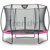 Trampolína s ochrannou sieťou Silhouette trampoline Pink Exit Toys okrúhla priemer 244 cm ružová