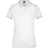 James & Nicholson | JN 709, Dámske piqué polo, biela, XL