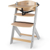 KINDERKRAFT Židlička jídelní Enock Grey wooden, Premium