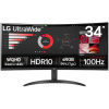 LG monitor 34WR50QK-B VA 34