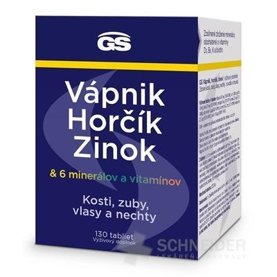 GS Vápnik, Horčík, Zinok tbl 1x130 ks
