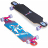Muuwmi Longboard Compact ABEC 7 SPACE, se svítícími kolečky