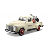 Maisto - Harley-Davidson Custom, 1950 Chevrolet 3100 Pickup + 2001 FLSTS Heritage Springer, 1:24