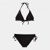 SANTA MÓNICA BIKINI TOP + SWIMMING BOTTOMS BLACK M