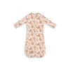 Spací pytel pro miminko Sleepee Third Step Swaddle Vintage Animals Almond