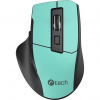 C-TECH Ergo WLM-05 /Ergonomická/Optická/Bezdrátová USB/Zelená WLM-05GR