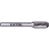 EXTOL INDUSTRIAL fréza karbidová, válcová s kulovým čelem, pr.10x20mm/stopka 6mm,sek střední (double-cut)