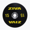ZIVA SL Black Urethane Competition Bumper Disc 15kg olympijský kotúč 50mm