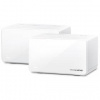 Kompletný Wi-Fi systém Mercusys Halo H90X, AX6000 WiFi6 Mesh (2-pack) (Halo H90X(2-pack)) biely