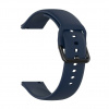 OEM Silikonový náramek pro chytré hodinky velikost S - 20mm (Amazfit, Samsung, Garmin, Honor, Huawei) Farba: Tmavě modrá