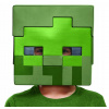 Maska Minecraft - Zombie, detská