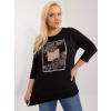 Factory Dámsky top s potlačou FLORA mix farieb Farba: Čierna, Veľkosť molet: UNI