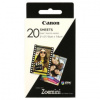 Canon ZINK Photo Paper, ZINK, foto papier bez okrajov, lesklý, Zero Ink typ 3214C002, biely, 5x7,6cm 20 ks
