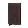 Kožená peňaženka SECRID Slimwallet Vintage Chocolate hnedá