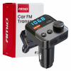 FM transmitter 1×USB-A 1×USB-C 12/24V AMiO-04647 04647