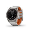 Garmin fenix 7X Pro Sapphire Solar, Titanium, Fog Gray/Ember Orange Band